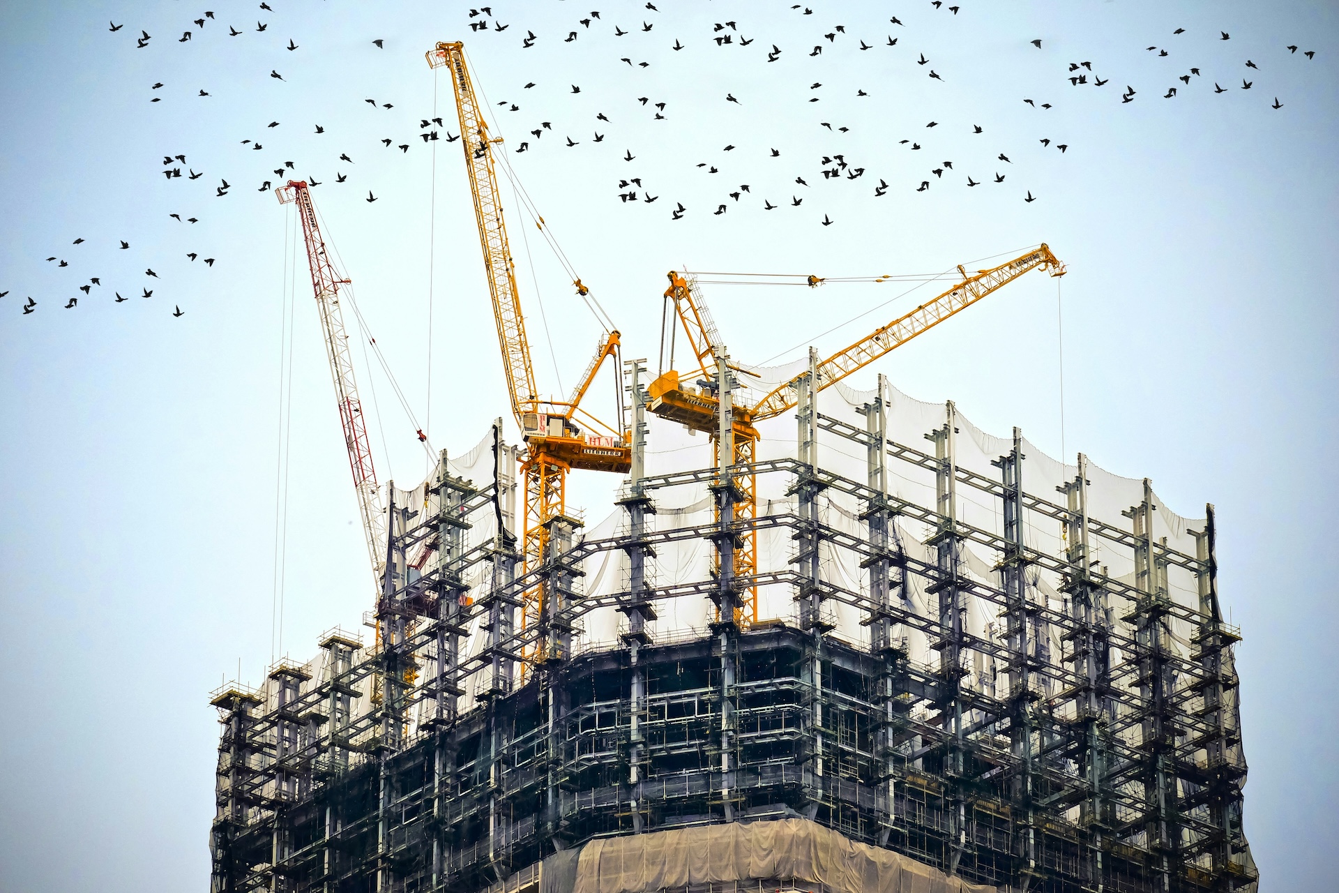 construction of high rise building